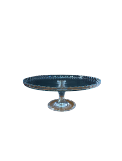 BANDEJA TARTA CRISTAL LISO